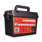 Game Face Scorch 1500-Count Paintballs With Field Box