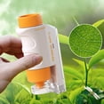 thumbnail image 4 of Kids Microscope Orange Color 80X-160X Magnification With Stand Portable Science Tool Led Light Educational Exploration Toy For Children Nature Gift Orange, 4 of 8