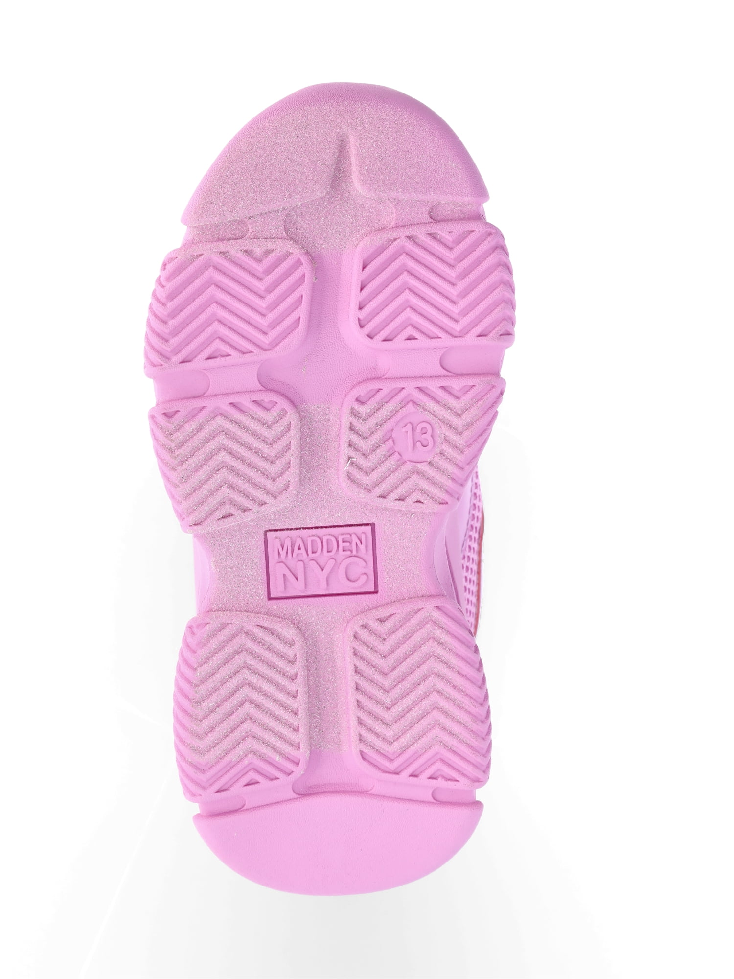 Madden NYC Little Girls and Big Girls Metallic Sporty Sneakers, Sizes 13-6