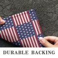 thumbnail image 6 of Red White and Blue Star Striped Pattern Door Rugs,Washable Non Slip Door Mats Indoor,Decorative Door Mats,Entry Mat Indoor for Entrance,Bedroom,Kitchen,Bathroom,16"x24", 6 of 6