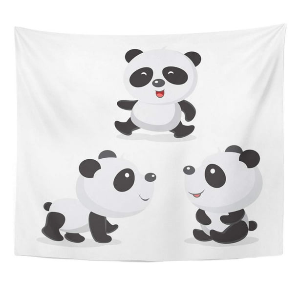 Zealgned Black Adorable Panda Bear Cute Baby Collection White Wall Art Hanging Tapestry Home Decor For Living Room Bedroom Dorm 51x60 Inch Walmart Com Walmart Com Zealgned Black Adorable Panda Bear Cute Baby Collection White Wall Art Hanging Tapestry Home Decor For Living Room Bedroom Dorm 51x60 Inch Walmart Com Walmart Com