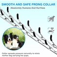 thumbnail image 5 of 50cm Collar de clavos, sin tirones, con cubierta reflectante, collar de entrenamiento para perros de acero inoxidable ajustable, 5 of 5