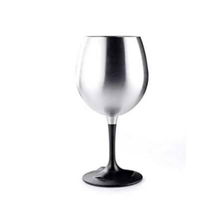 63341 8 oz Glacier Stainless Steel Glass, Cabernet