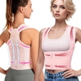 thumbnail image 1 of Corrector de postura MASONPRINCE para mujeres y hombres, color rosa mediano, 1 of 7