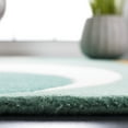 thumbnail image 4 of SAFAVIEH Fifth Avenue Delbert Abstract Area Rug, Green/Ivory, 6' x 9', 4 of 8