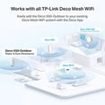 thumbnail image 3 of TP-Link Deco X50-Outdoor V1 - Système Wi-Fi (Routeur) - Maille - GigE - Wi-Fi 6 - Double Bande, 3 of 7