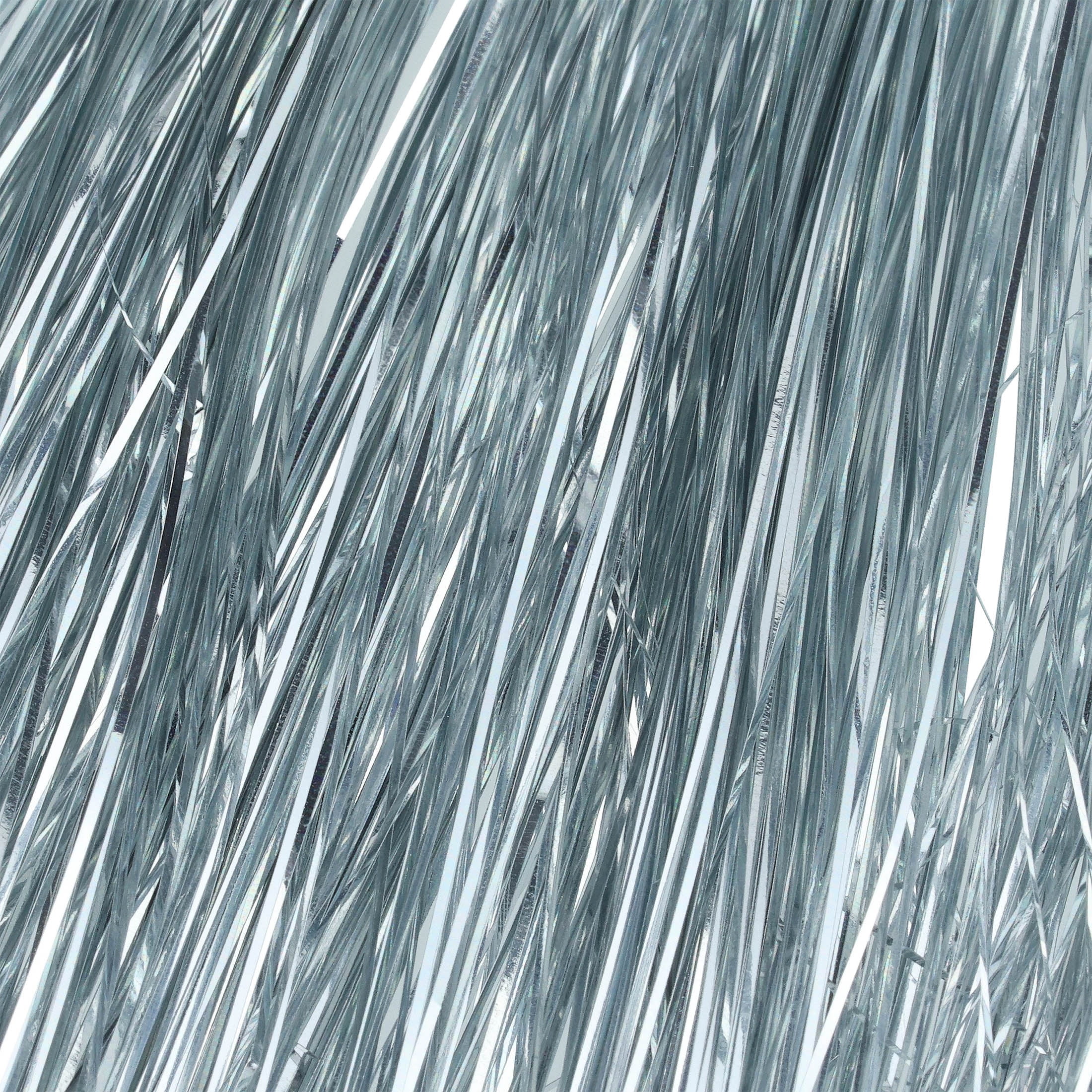 Tinsel Icicles Christmas Decorations, Silver, Approximately 1000 Count, by Holiday Time
