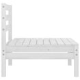 thumbnail image 3 of vidaXL 4 Piece Garden Lounge Set White Solid Pinewood, 3 of 5