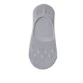 thumbnail image 1 of Granjero Gordo 3 pares de calcetines sin costuras de color sólido: calcetines antideslizantes de corte bajo con forro invisible, suaves y elásticos, gris, 1 of 5