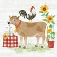 thumbnail image 3 of Urban, Mary 20x20 Black Modern Framed Museum Art Print Titled - Farm Market II, 3 of 5