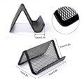 thumbnail image 5 of 5pcs Metal Mesh Business Card Holder Office Desk Desktop Business Card Display Name Card Collection Organizer Multipurpose, 5 of 5