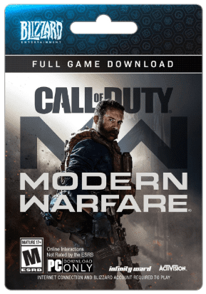 digital download ps4 modern warfare
