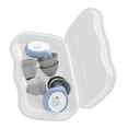 thumbnail image 2 of Tapón de silicona reutilizable para los oídos, con cancelación de ruido y portátil, para dormir, color azul, 2 of 12