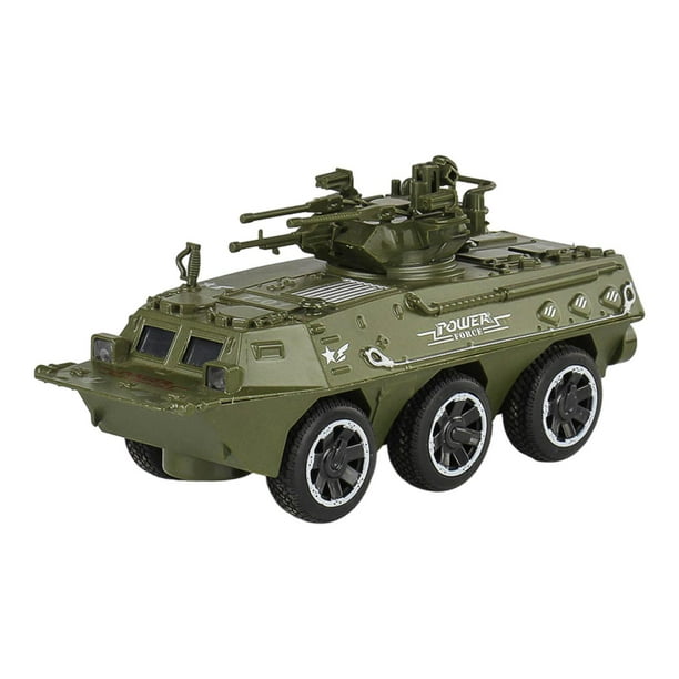 Tank de aleación de zinc Tank Toy Kids Vehículo Finger Jugar habilidades motoras finas empuje y vaya camión para niños 2 3 4 5 6 años de edad A