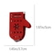 thumbnail image 3 of Cadena de Luces LED Ganfancp Santa Claus Muñeco de Nieve Ambiente de Vacaciones Colorido Parpadeo Luces Árbol de Navidad Decoración Al Aire Libre Estrella 10 X Luces, 3 of 7