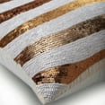 thumbnail image 2 of Cushion Covers, Pillowcase&nbsp;With Zipper, Decorative Pillow Covers 22x22 inch (55x55 cm) White, Silk Throw Pillow Covers, Handmade Pillow Covers, Modern Style, Abstract - Alchemy, 2 of 3