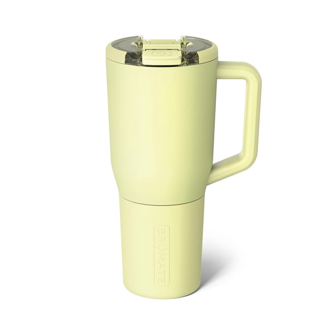 Taza de café BrüMate Müv de acero inoxidable de 1 litro con asa y tapa