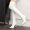 White A, variant on Women Boots,Plus Size Pointed Toe Over The Knee Boots,Zipper Slip on Campus Wear Soft Insole Solid Color Elegant Boots