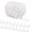 White, variant on Roll of 20Yard Collar Button Fasteners Elastic Button Straps Polyester Cord For Shirt Dress Jackets Sewing Accessories