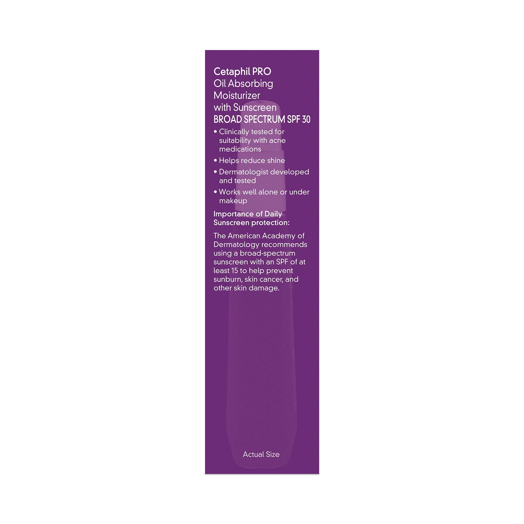 cetaphil pro oil absorbing moisturizer spf 30 walmart