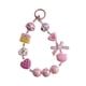 thumbnail image 5 of Llavero de cuentas, llavero decorativo para muñeca, llavero para fiestas, dijes de cuentas colgantes Rosa, 5 of 9