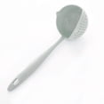 thumbnail image 3 of Advancent Cuchara de sopa 2 en 1 Colador casero de mango largo Colador de cocina Cuchara de cocina Vajilla de plástico Cocina y Comedor verde PC 1 Advancent JJ10943-01B, 3 of 5