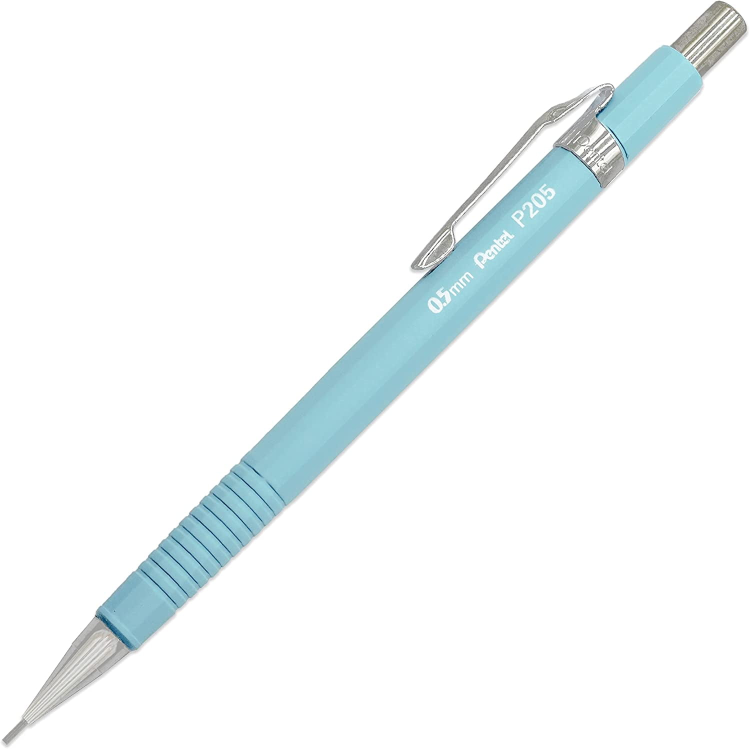 Pentel P205-97 Mechanical Automatic Pencil - Pastel Floral Range - Mixed Pack of 6