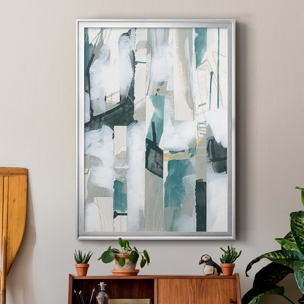 Sea Cavern Strata III Premium Framed Print, in Gold, Black, or Silver - Ready to Hang