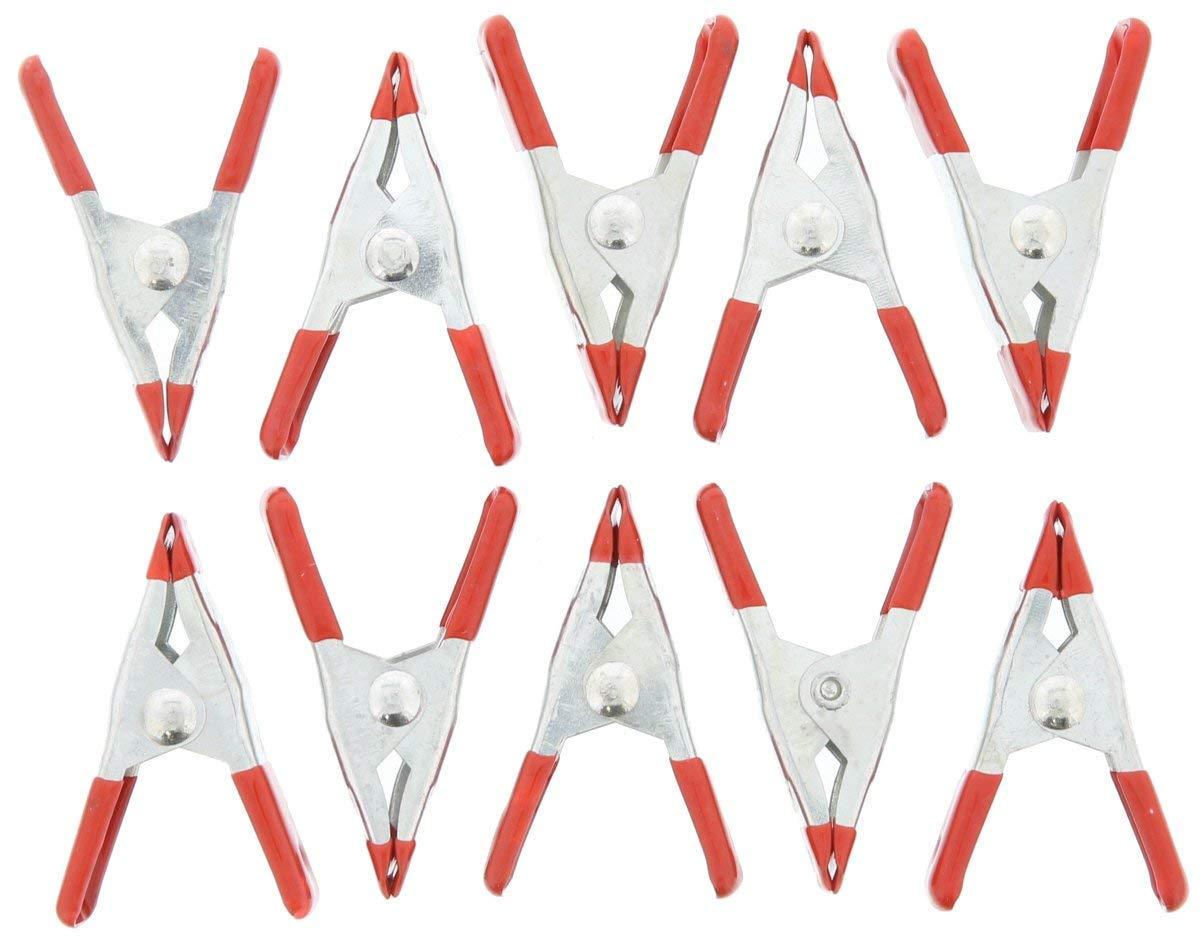 10 Pack Of Mini Small Size Spring Clamps