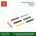 thumbnail image 2 of 25Pcs/Lot 6111 Thick 1x10 Basic Building Blocks Classic Construction Accessories Compatible with Brick Children Gift Box 7.Reddish Brown about 25pcs, 2 of 6