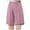 Pink, variant on JURANMO Plus Size Shorts for Women Elastic High Waist Knee Length Pants Casual Loose Wide Leg Shorts Summer Holiday Deals Pink XXXXXXXXL