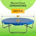 thumbnail image 2 of Machrus Upper Bounce 14ft Round Trampoline Weather Cover - Weather-Resistant Trampoline Protective Cover, 2 of 5