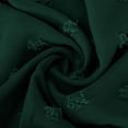 thumbnail image 6 of Wycnly Summer Dresses for Women Beach Fashion Chiffon Jacquard Empire Waist Ruffle Swing Long Dresses 2024 Short Sleeve Round Neck Solid Maxi Formal Dress Army Green l, 6 of 6
