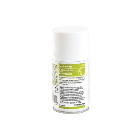 Brighton Aerosol Refill Metered Air Freshener Tropic Breeze 7 Oz. 4/Ct BPR50864-A