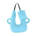 thumbnail image 3 of Milaget Travel Pillow for Rest for Long Distance Trip for Head Shoulder/Body/Support Blue, 3 of 9