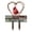 Z-Red, variant on Grave Decorations for Cemetery - Metal Cardinal Graveyard Stakes Waterproof Heart Memorial Plaque Outdoors Flower Remembrance Decor Markers Sympathy Gifts for Loss of Loved One Mother Father
