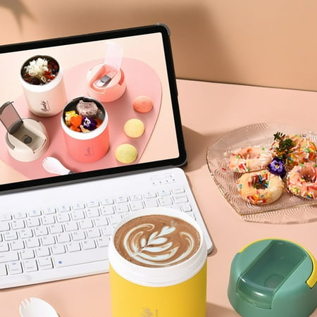 

Portable Breakfast Cup Detachable Insulation Soup Cup Porridge Cup Sealed Lunch Mini Insulation Soup Cup Lunch Cup Food Container Tasty Kitchenware Set Cooker Hood Extractor Fungun Silicone Cooking