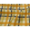 thumbnail image 4 of oneOone Viscose Jersey Light Yellow Fabric Madras Check Sewing Fabric By The Yard Printed Diy Clothing Sewing Supplies 60 Inch Wide, 4 of 5