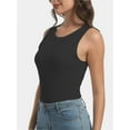 thumbnail image 2 of Womens Tank Top Sleeveless Racerback High Neck Casual Basic Fashion, 2 of 4