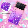 thumbnail image 4 of Funda para Xiaomi Poco X6 Pro Transparente con Brillos Carcasa Protectora Antigolpes con Glitter Brillante, 4 of 5