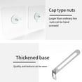 thumbnail image 6 of 2 Pack Adhesive Furniture Wall Anchors No Drill, Anti Tip Furniture Straps Kit for Baby Proofing, Secure Bookcase Dresser Shelf Cabinet to Wall for Child Safety - No Screw, 6 of 8