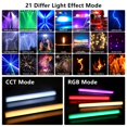 thumbnail image 3 of Lámpara de vídeo LED RGB Obeamiu C10 con 5000 mAh x2, 3 of 7