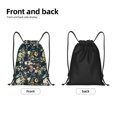 thumbnail image 2 of Yiaed Watercolor Floral Print Drawstring Bags Drawstring Backpack Bulk String Back Pack Gym Sport Bag-Medium, 2 of 5