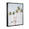 thumbnail image 3 of Stupell Industries Aloha Hotel with Palm Trees Botanical & Floral Painting Black Floater Framed Art Print Wall Art, 17 x 21, 3 of 9
