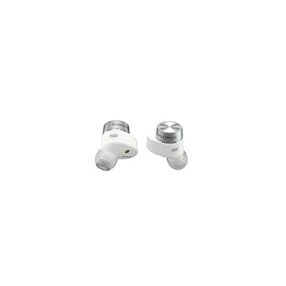 Bowers &amp; Wilkins Pi7 S2 in-Ear True Wireless Earphones, Dual Hybrid Drivers, Qualcomm aptX Technology, Active Noise Cancellation, Works with Bowers and Wilkins App, Canvas White (2023