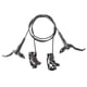 thumbnail image 3 of Conjunto freno bicicleta MTB Freno de disco hidráulico Pinza trasera delantera con 4 pistones hidráu MEROCA Conjunto freno bicicleta, 3 of 7