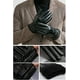 thumbnail image 4 of Guantes de invierno para hombre de piel sintética, cálidos, de lana, resistentes al viento y al frío, antideslizantes, pantalla táctil, para conducir al aire libre, acampar (negro), 4 of 5
