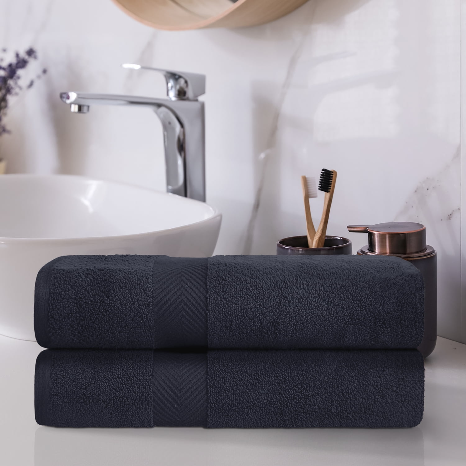 Superior Zero Twist Bath Towel (Set of 2)