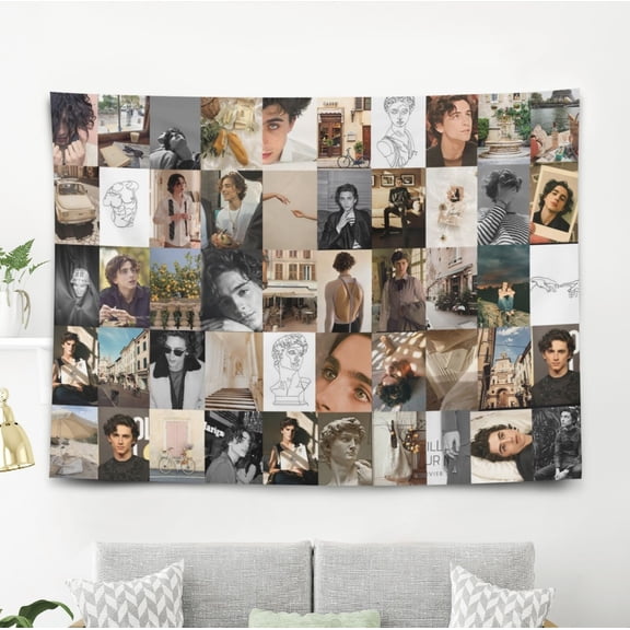 Timothee Chalamet Tapestry Wall Decorations Wall Hanging for Bedroom Dorm