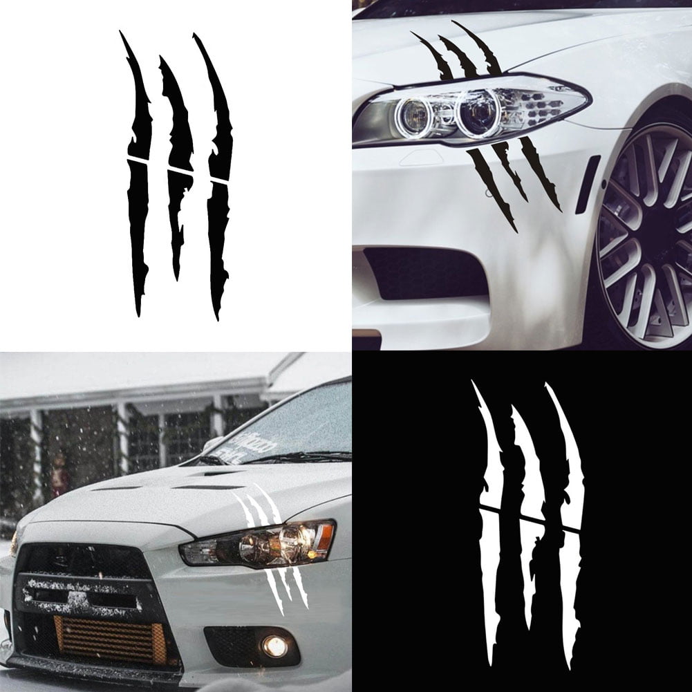 1x White Need For Speed Scratch Car Auto Windshield Decal Vinyl Decal Sticker 